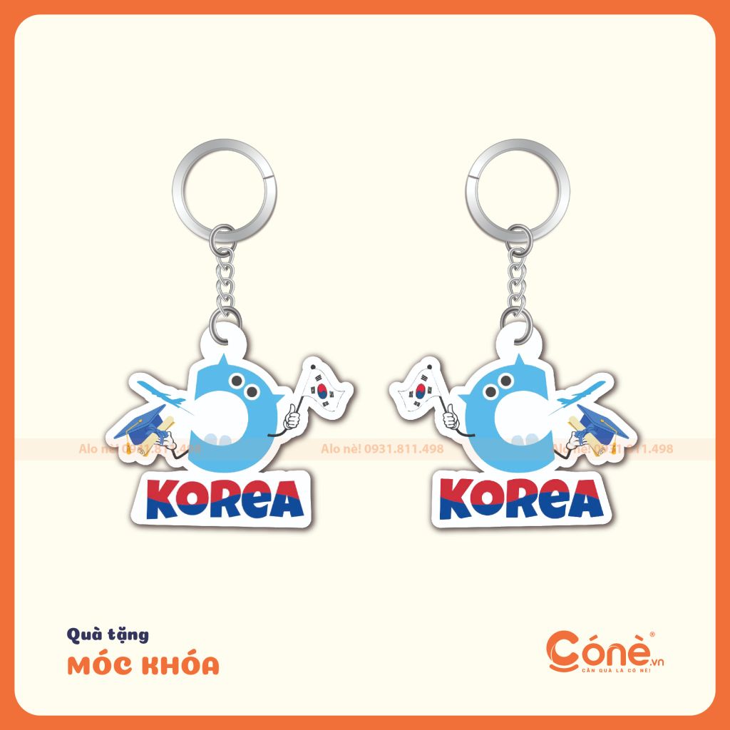 [MKQT016] Quà Tặng Móc Khóa Ấn Tượng