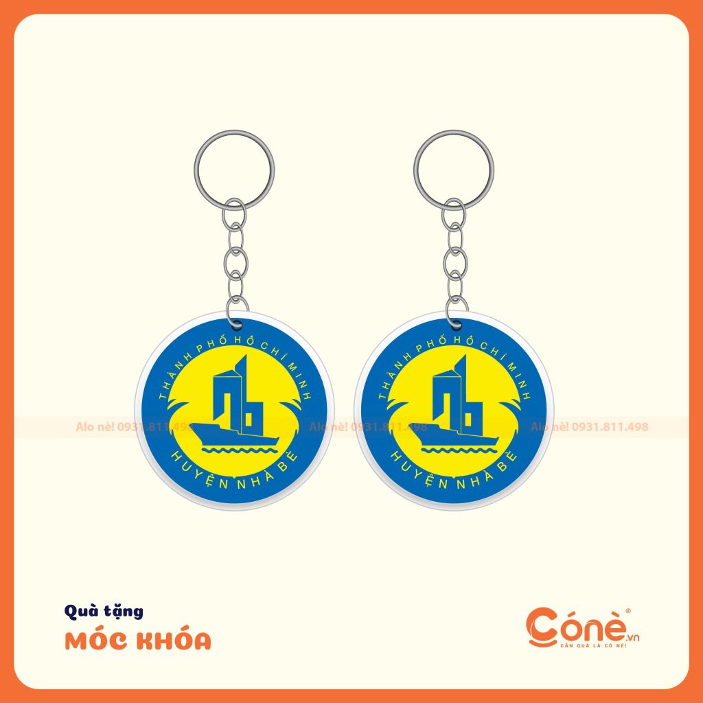 [MKQT013] Móc Khóa Quà Tặng Cực Chất