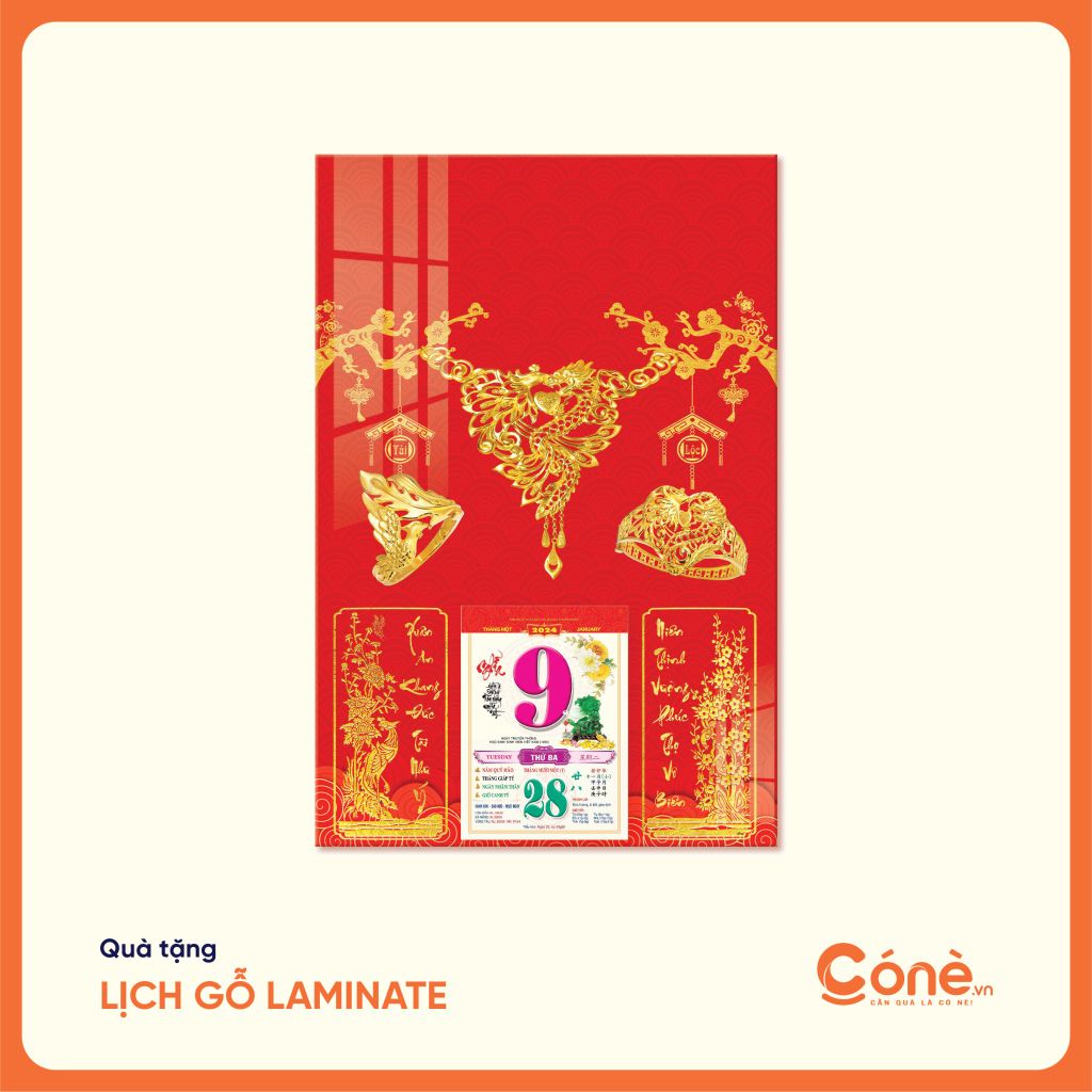 Lịch Gỗ Laminate