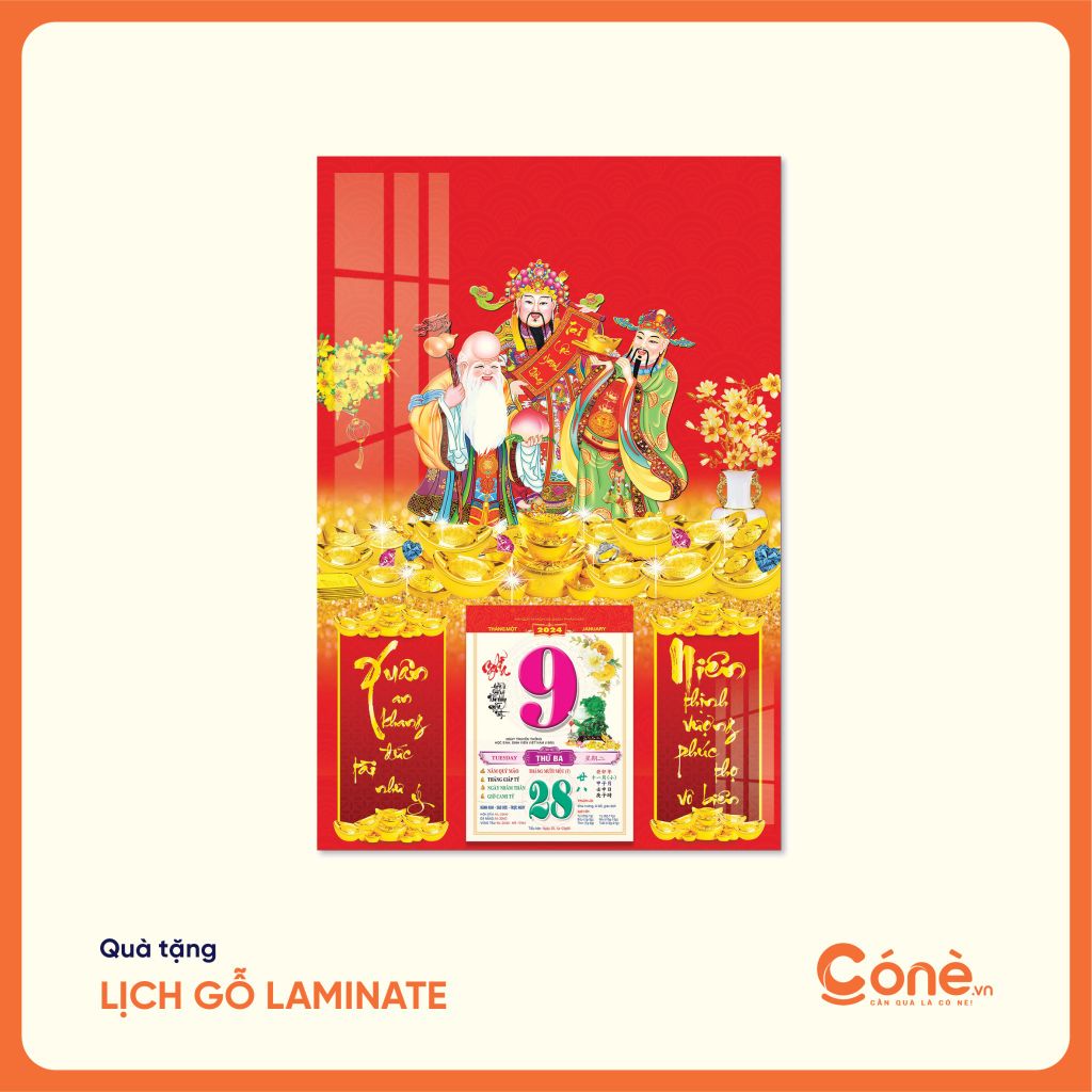 Lịch Gỗ Laminate