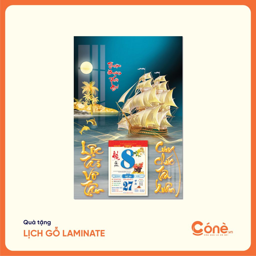 Lịch Gỗ Laminate