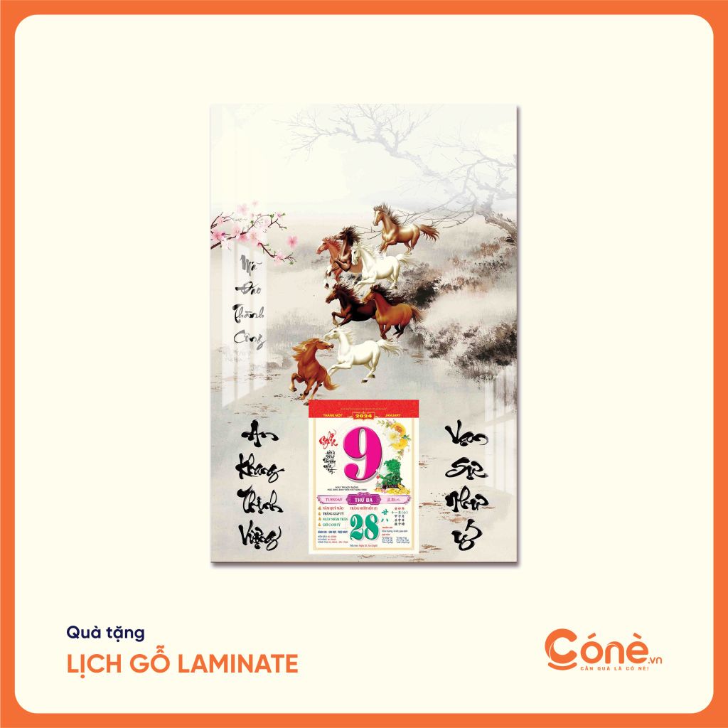 Lịch Gỗ Laminate