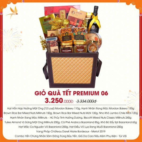 [QTTDN012] Giỏ Quà Tết Premium 06