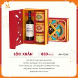 [QTTDN006] Combo Quà Tết Rượu Kết Hợp Hạt Các Loại LỘC XUÂN