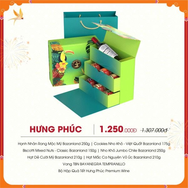 [QTTDN007] Combo Quà Tết Độc Đáo HƯNG PHÚC