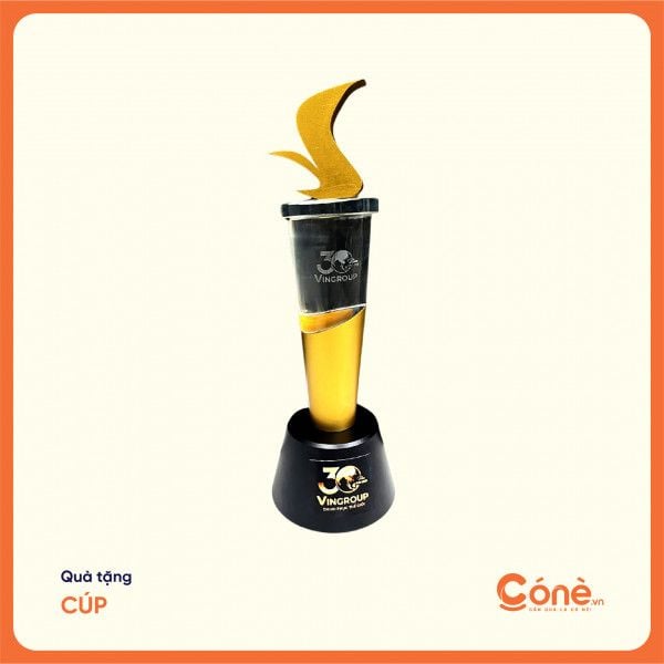 Cúp quà tặng vinh danh những đóng góp to lớn của mỗi cá nhân, tổ chức