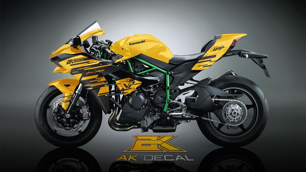  Tem xe Kawasaki Ninja H2 - 002 