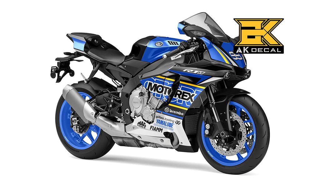  Tem xe Yamaha R1 - 009 