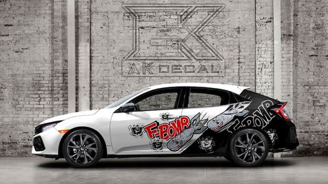  Tem xe Honda Civic - 011 