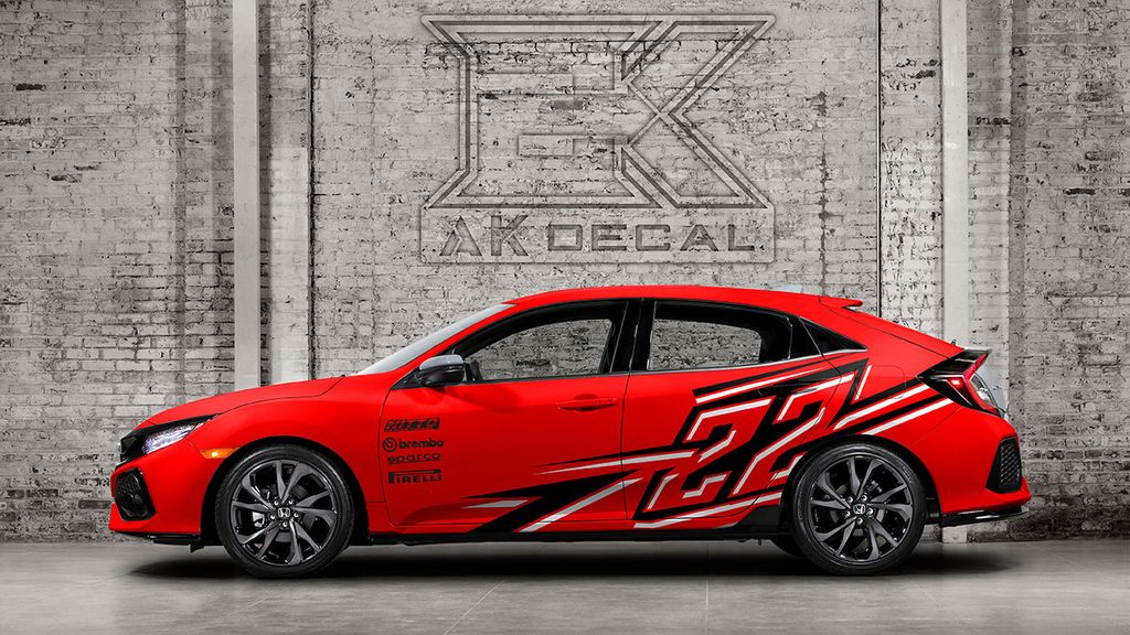  Tem xe Honda Civic - 015 