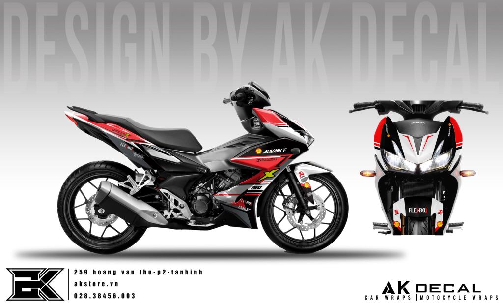  Tem xe Honda Winner X- 019 