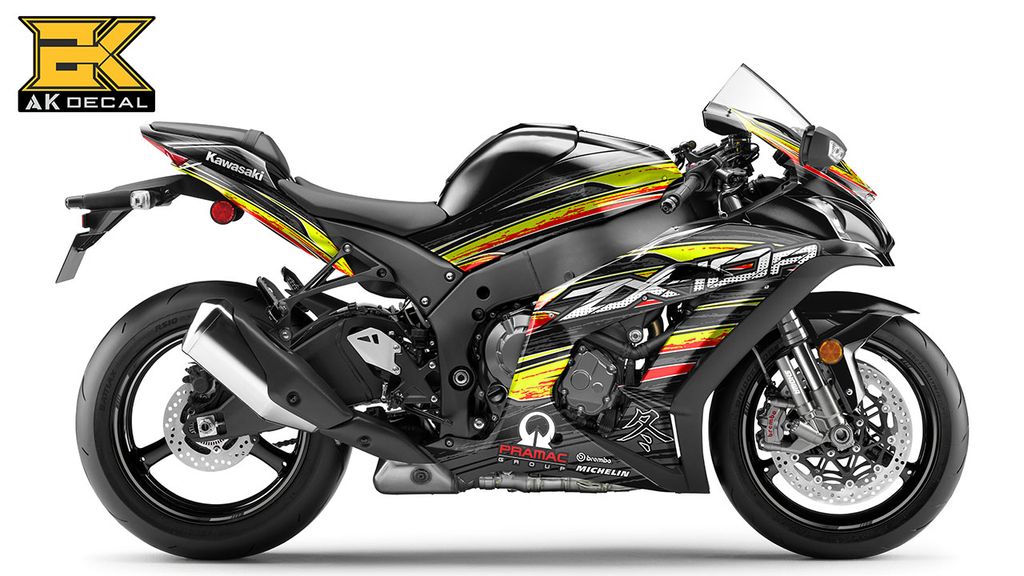  Tem xe Kawasaki ZX10R - 009 