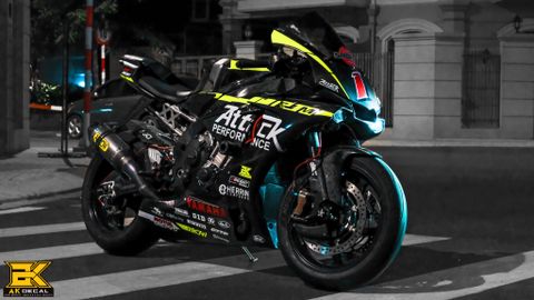 Decal xe Yamaha R1M full carbon