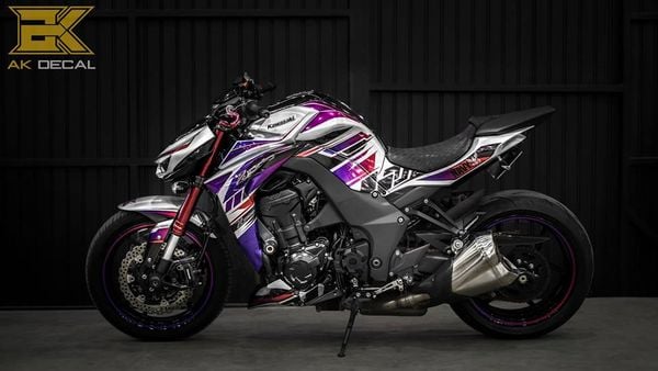 dán decal xe Kawasaki Z1000