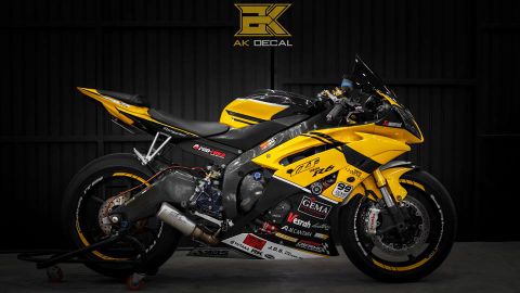 Tem xe Yamaha R6 - 003 