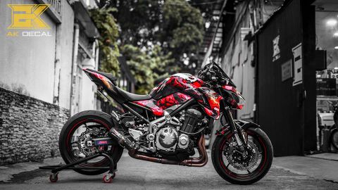  Tem xe Kawasaki Z900 - 005 