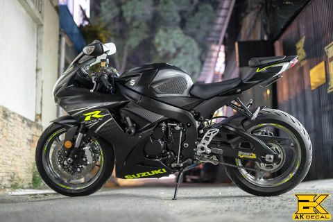  Tem xe Suzuki GSX R600 - 001 