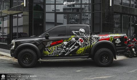 Bán Tải Ford Raptor #10 Lên Tem Trùm Phong Cách Motocross Cực Bụi Bặm