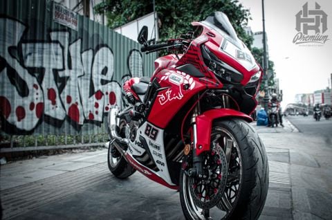 Honda CBR 650R lên tem bò tót