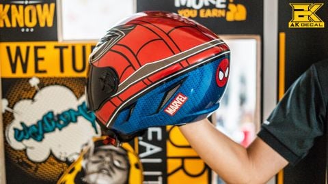  Dán decal nón bảo hiểm - 002 