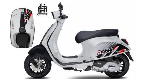 Demo Xe Vespa Sprint Trắng