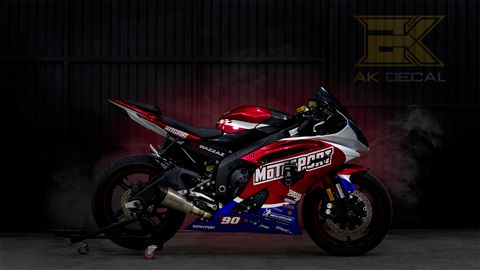  Tem xe Yamaha R6 - 001 