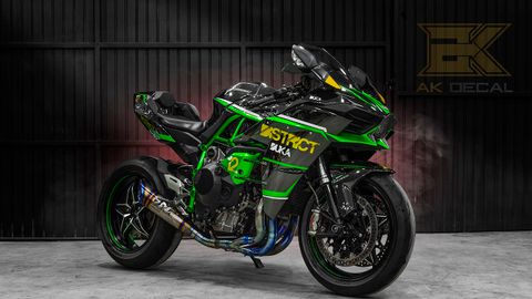  Tem xe Kawasaki Ninja H2 - 007 