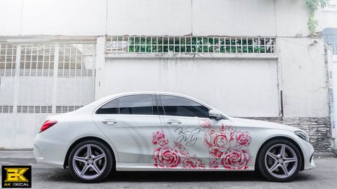  Tem xe Mercedes C300 - 001 