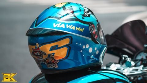  Dán decal nón bảo hiểm - 006 