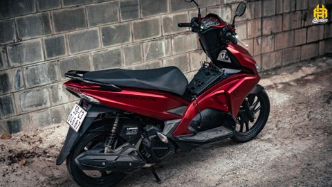 Honda AirBlade Dán Đổi Màu Đỏ Candy Mờ Độc Đáo