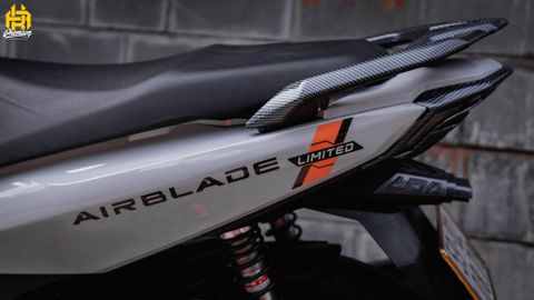 Honda AirBlade Dán Đổi Màu Xám Xi Măng Trắng Độc Đáo