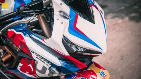 Honda CBR 650R lên tem trùm Red Bull trên nền decal Trắng ngọc trai cực đẹp
