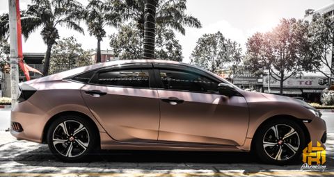 Honda Civic Đổi màu hồng mờ cao cấp