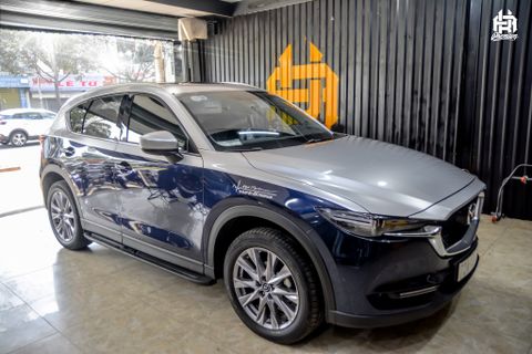 Mazda CX5 dán decal kiểu Maybach màu bạc đẹp