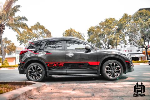 Mazda CX5 dán decal tem rời thể thao cực chất tại Vũng Tàu