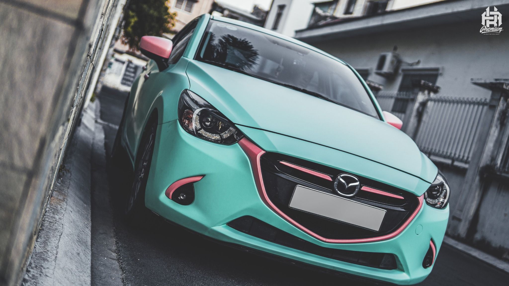  Tem xe Mazda 2 - 001 