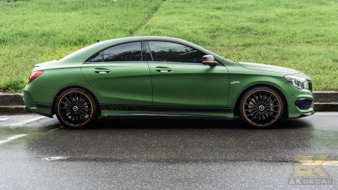 wrap đổi màu xe Mercedes AMG CLA45
