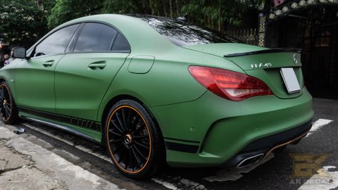 wrap đổi màu xe Mercedes AMG CLA45