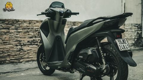 SH 300i Dán Đổi màu Xanh Rêu