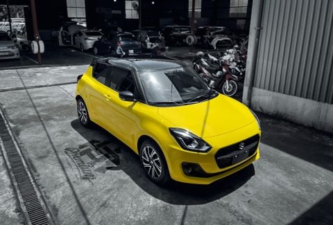 Suzuki Swift Wrap đổi màu vàng bằng màu decal cao cấp