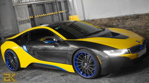  Tem xe BMW i8 - 001 