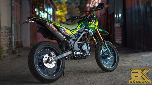 Decal xe Kawasaki D Tracker 150