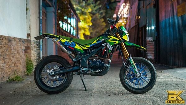 Decal xe Kawasaki D Tracker 150