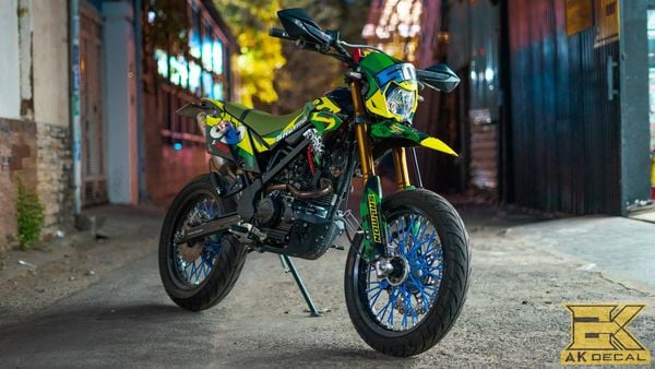 Decal xe Kawasaki D Tracker 150