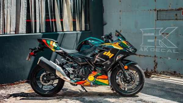 decal dán xe Kawasaki Ninja 400