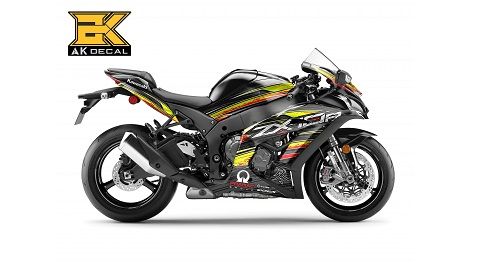  Tem xe Kawasaki ZX10R - 001 