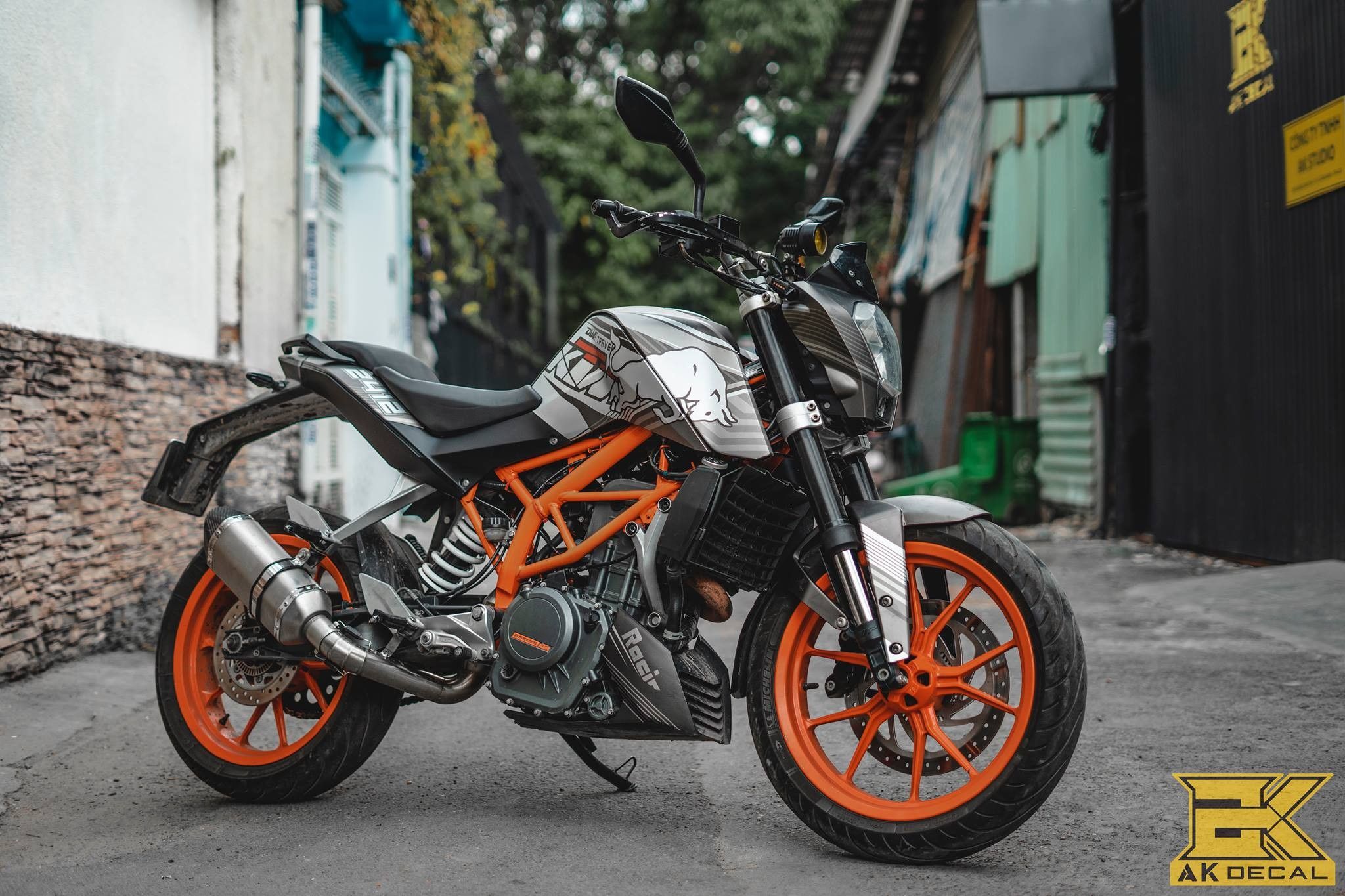 Tem xe KTM Duke 390 - 001 - AK Premium