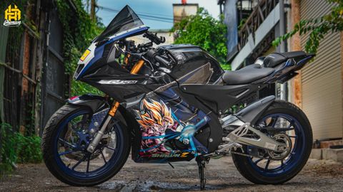 Yamaha R15 lên tem trùm phong cách Ma bư và Songoku