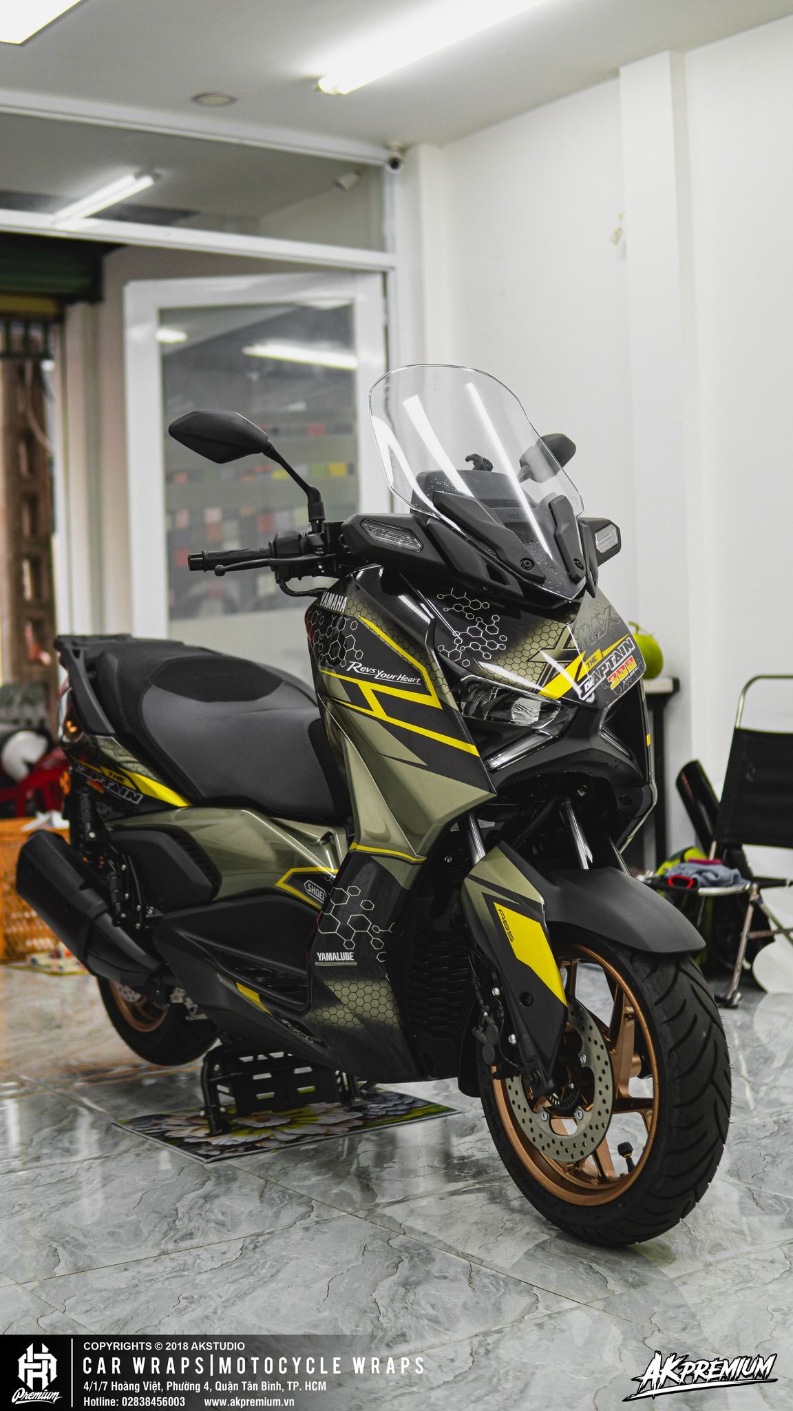  Tem xe Yamaha XMAX - 001 