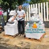 Ấn Rồng Đá Cẩm Thạch Xám Đẹp Nguyên Khối